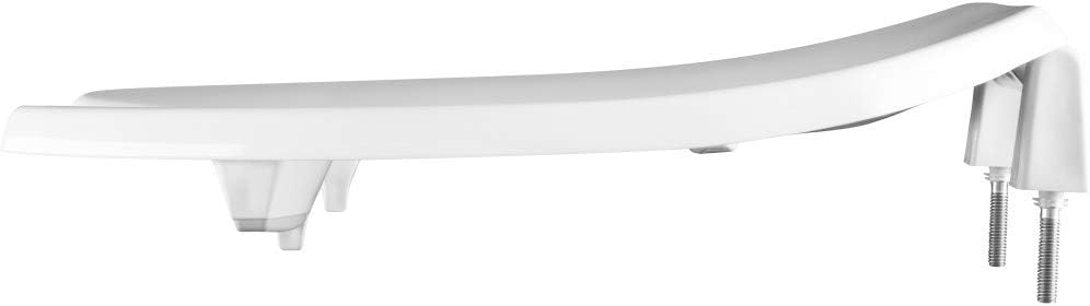 BEMIS 2L2155T 000 Medic-Aid 2" Lift Raised Open Front Plastic Toilet Seat, ELONGATED, Long Lasting Solid Plastic, White - - 