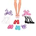 Miunana 50 Pairs Different High Heel Shoes Accessories for 11.5 Inch Doll