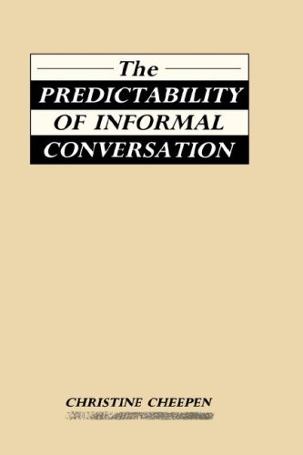 The Predictability of Informal Conversation (Open linguistics series)