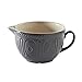 Mason Cash Color Mix Ceramic Batter Bowl; Large Enough to Whisk and Mix Ingredients; Pouring Lip and Handle; 8-Cups/Half Gallon; 10-1/4-Inches by 7-3/4-Inches by 5-Inches; Grey