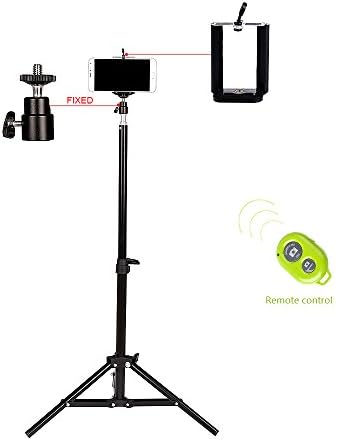 Professional Camera Phone Universal Live Self-Timer Mobile Tripod Retractable Adjustment With Remote Control (70cm(28in))