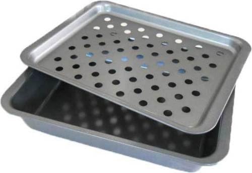 2-Piece Broiler Pan Small Toaster Oven Range Stove Rack- Kitchen Tools &amp; Gadgets