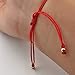 Red String Protection Bracelet Against Evil Eye Genuine Jet Stone Azabache para Para el Mal de Ojo