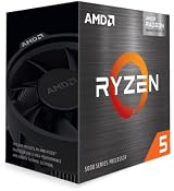 AMD Ryzen 5 5600G CPU Processor 6 Cores 12 Threads AM4 Radeon Graphics 4.4GHz view 2