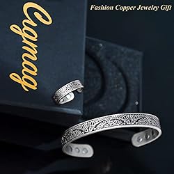 Cigmag Copper Bracelets for Women and Copper