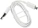Two (2) New Samsung OEM 4-Feet Micro USB Data Sync Charging Cables for Galaxy S6/S6 Edge/S6 Edge+/S7/S7 Edge/Note 4/5/Edge - Non-Retail Packaging - White EP-DG925UWE