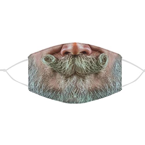 3PC Unisex Novelty Animal Characters Half Dog Face Windproof Anti-Dust Màsc Bandanas Reusable Washable