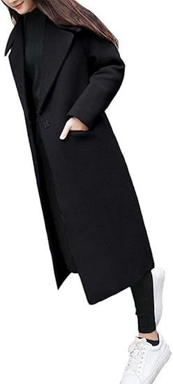 Amazon Co Jp ライキールック レディース アウター 防寒 ロング チェスター コート ブラック Xl 服 ファッション小物