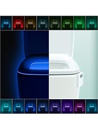 LumiLux Advanced 16-Color Motion Sensor LED Toilet Light, Internal Memory, Light Detection