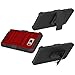 Note 5 Case, EC™ Hard Shock-Resistant Heavy Duty Armor Holster Protective Case Cover with Belt Swivel Clip + Kickstand for Samsung Galaxy Note 5 (Red/Black)