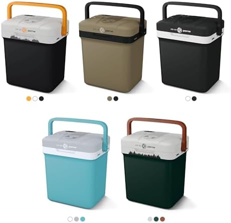 Kühlbox Auto Elektrisch für Camping Kühlschrank Elektrische Kühltruhe Groß Autokühlschrank Cool Box Cooler Gefrierbox mit Strom und Steckdose Car Fridge Tiefkühlbox 12V 230V 22,9L – Essential