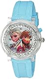 Disney Kids' FZN3564 Frozen Anna & Elsa Flashing Blue Watch