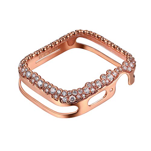 SKYB Champagne Bubbles Rose Gold Protective Jewelry Case for Apple