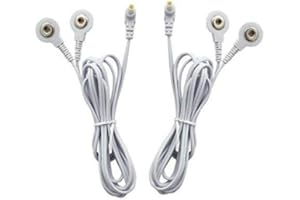 MEDTENS 2.35mm Shielded Tens Unit Lead Wires Electrode Pad Cables