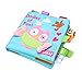 Baby Books,Rucan Animals Owl Soft Cloth Baby Intelligence Development Learn Picture Cognize Book (owl)