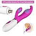 G Spot Dildo Vibrator for Women Beginners with Dual Motor 30 Vibration Modes, PALOQUETH Personal Bunny Rabbit Vibrator Adult Sex Toy with Curved Tip for Precise Pleasure, Quiet Waterproofthumb 2