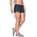 Under Armour Women's Play Up Shorts, Stealth Gray/Brilliance, Small