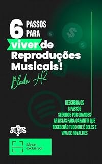 Livro 6 Passos Para Viver de Reproduções Musicais: Descubra os 6 passos seguidos por grandes artistas para garantir que receberão tudo que é deles e viva de royalties
