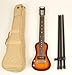 SX Lap 2 Ash 3TS Left Handed Electric Lap Steel Guitar w/Bag