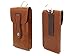 Brown Retro Sword Series Premium Leather Pouch Sleeve Belt Case Bag Holster with Metal Buckle for iiPhone 6 Plus,iPhone 6S Plus,Galaxy Note 4,Note 5, iPhone 7 Plus,LG V10