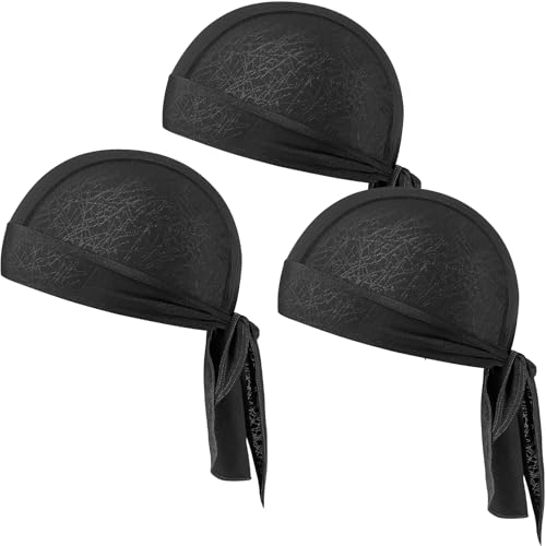 GXCROR Cooling Bandana Beanie Hat Sweat Absorbing Helmet Liner Skull Caps Doo Rag for Motorcycle Bike Running Outdoor Work