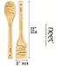 NEET Inspirational Bamboo Cooking Utensils - 2 Piece Set - Wooden Spoon & Spatula for High Heat Cooking & Serving - Organic Bamboo Non Stick Safe - Wood Spoons - Unique Kitchen Gift Idea