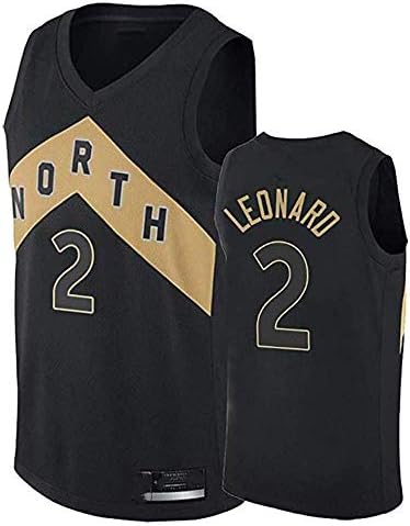 FNP Men's Kawhi_Leonard_Jersey_#2_Toronto_Raptors_18_19_Swingman_Jersey Black Red Men Shirt