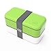 monbento MB Original Bento Box, Green/White