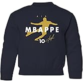 LES TRICOT France Soccer Tribute 2024 – Air Mbappe Inspired Youth Crewneck Sweatshirt