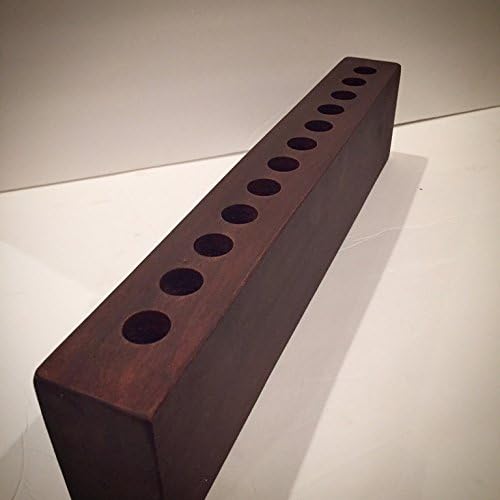 Wood Essential Oil Stand for Bottles or Roller balls. Display shelf storage for 5, 10ML. Holds Young Living, and DoTerra oils. Essential Oil Holder, Essential Oil Storage.