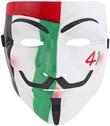 YIDEA Fashion Resin V Shape Anonymous Guy Fawkes Halloween Masks Fancy Cosplay
