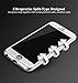 iPhone SE Case, COOLQO® Full Body Coverage Ultra-thin Hard Hybrid Plastic with [Slim Tempered Glass Screen Protector] Protective Case Cover for Apple iPhone SE (2016) & iPhone 5/5S (Silver)