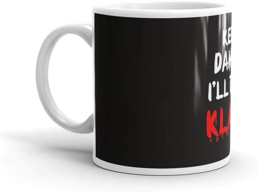 Keep Damon, I'll take Klaus Mug 11 Oz White Ceramic