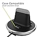iPhone X Fast Charge Desktop Charging Stand (case compatible) DockMate² MFI Certified Lightning Charger (fully adjustable design) Aluminum/Black