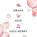 Brightening Rosé Bubble Mask - Rejuvenating Resveratrol and Potent Acai Berry Antioxidants, High Levels of Oxygen Penetrate Deep Into Tissue - Cruelty-Free (30ML/1 FL OZ)
