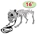 JOYIN Halloween Decoration 16” Pose-N-Stay Puppy Skeleton Plastic Dog Bones with Posable Joints for Pose Skeleton Prop Indoor/Outdoor Spooky Scene Party Favors Décor.