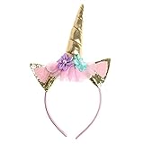 Magical Baby Kid Headband Party Fancy Dress Cosplay Decor (Gold)
