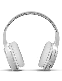 Bluedio HTCAW001 Audífonos que se ubican alrededor del oído con Bluetooth 4.1, estéreo, inalámbricos., blanco (HT Turbine White)