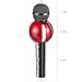 Moresky Karaoke Microphone Bluetooth Speaker Wireless Handheld Mic Campatible for Apple iPhone Android Samsung Smartphone iPad Home KTV Singing, Support Music APP & TF Card