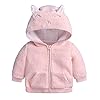 puseky Pasgeboren Baby Jongens Meisjes Cartoon Oor Hooded Rits Jas Jas Trui Warme Kleding Bovenkleding