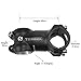 TOSEEK Aluminum Alloy Bike Stem Mountain Bike Stem for Bicycle, Road Bike, MTB Black 31.8 60mm 70mm 80mm 90mm 100mm 6 Degree/17 Degree