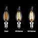 keymit C32 4W LED Candelabra Bulb - Dimmable Light Bulbs for Chandelier Lighting - 2700K Warm White 6Pack