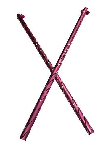 Aluminuim Dandiya, Sticks Pair of 2 with Pink Color ,Navratri Celebrations ,Decorative Dandiy, Stick for Dandiya,Gift for Navratri Festival