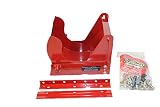 Power Locker PL-300 Wheel Lock Security for Trailering, Red