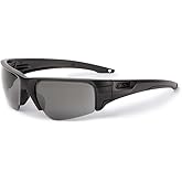 ESS Sunglasses Crowbar Black Subdued Logo With Clear and Smoke Gray Lens