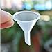 Easytle 6 Mini Clear Plastic Funnels (PP) for Lab bottle & Chemical liquid & Essential Oils Blends& Sand Art & Perfume Craft Spice - 32mm/6.4mm