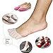 AUTPRO Cotton 5 Fingers Toe Socks for Women No Show, Ball of Foot Cushion Sleeve for Hammer,Corns and Blister for High Heel Pumps Sandals (2 Pairs Beige Close)