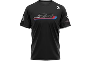EPROGUA Summer for BMW S1000 RR Motorcycle Motorrad Team Motorsport Racing Black T-Shirt Men's Quick Dry Jersey Short Sleeved S-5XL