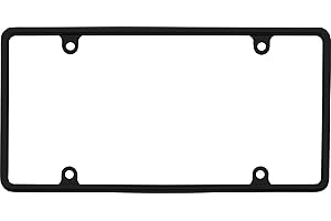 Cruiser Accessories 21350 Slim Rim License Plate Frame, Black