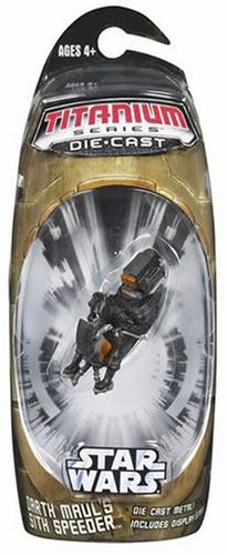 Titanium Series Star Wars 3 Inch Vehicles Darth Maul On Sith Speeder